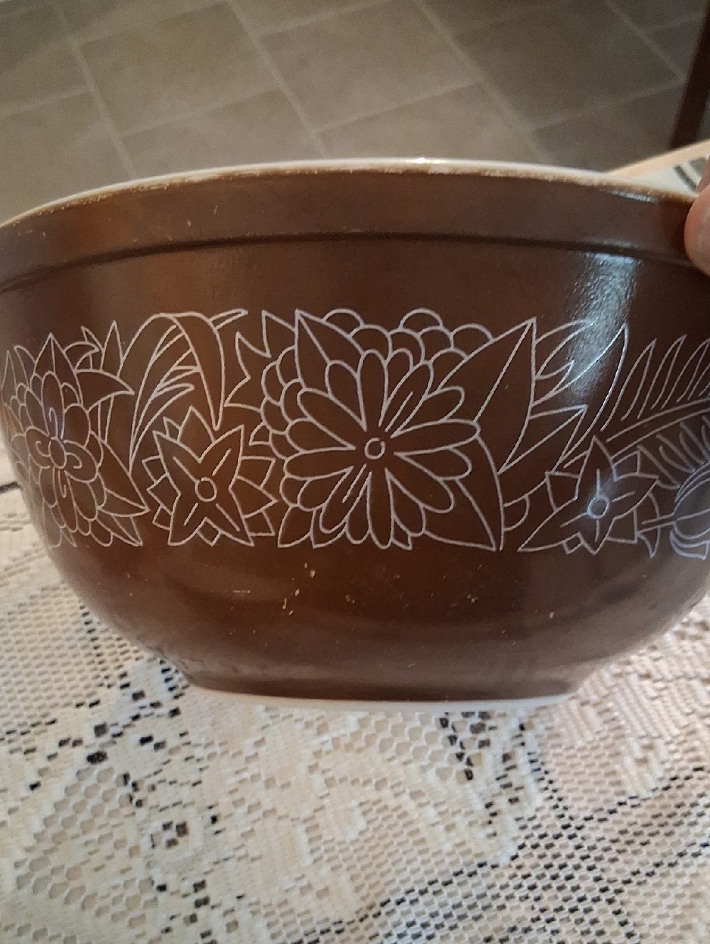 PYREX 401 402 493 Woodland Nesting Mixing Bowls Set Of 3 - Picture 3 of 12